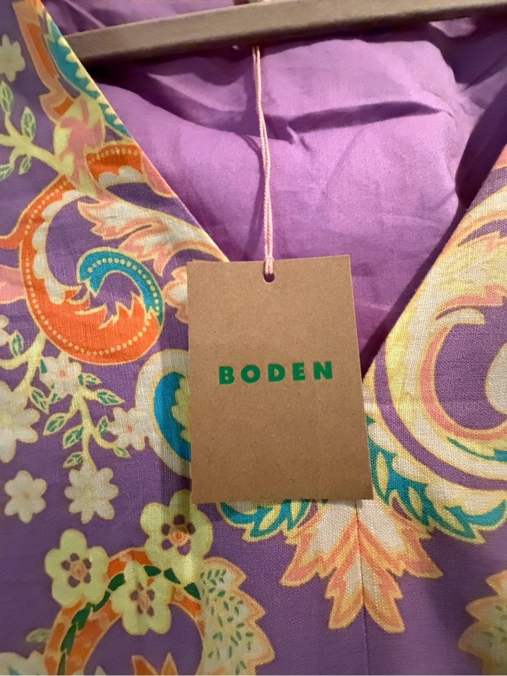 Boden FLORENCE LINEN BLEND DRESS - Picture 6 of 7